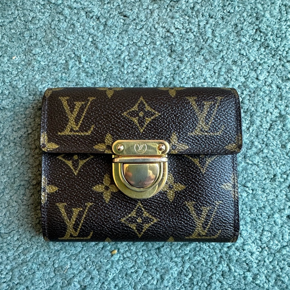 Authentic LV pre loved Mono Trifold Wallet